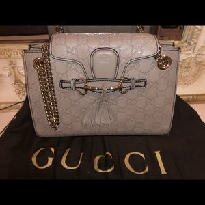 GUCCI microguccissima shoulder bag